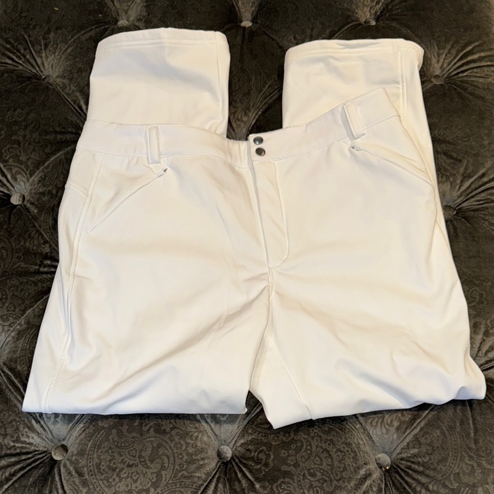 Gerry outerwear women’s fleece lined winter white ski pants size XL